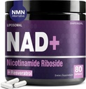 Suplemento de NAD-Nicotinamida Riboside Resveratrol 900mg, Suplemento de NAD liposómico para mulleres e homes, NAD Plus Pure Organic