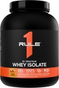 Regel 1 R1 Protein Whey Isolate - mit 25g Protein & 6g BCAA Exklusiv von isolierten & hydrolysierten Quellen für Workout Recovery (5 Pfund*, Gesalzener Karmel)