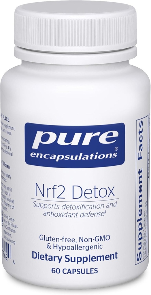 Real Encapsations Nrf2 Detox | Nrf2 และการสนับสนุน Detoxation* | 60 Capsuls
