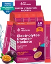 KEY NUTRIENTS Multivitamin Electrolytes Pawder Pawkers - Delicious Passion Fruit 40 Pack Hydration Packet - Travel Hydration Poder - No Sugar, No Calories, Gluten Free - Made in USA