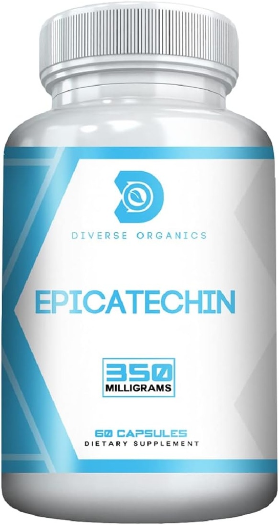 EPICATECHIN - 350 MGS por servizo - 60 servizos - pode aumentar o rendemento - pode aumentar a síntese de proteínas - por diversos órganos