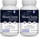 Neuro Tonix Advanced Formula pre pamäť a zaostrenie doplnok - 2 balenia NeuroTonix 120 kapsuly (Pills)
