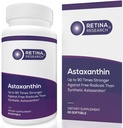 Naturlig Astaxanthin Eye Vitamin 10 mg - Kosttilskudd til å støtte øyehelse - Opptil 90 ganger sterkere enn syntetisk - Formulert av leger - 3rd Party Certified - 60 Softgels