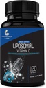 Araşdırma Labs Liposomal Vitamin C Ekspert w/Enhanced Absoreksi LipoQuil-CTM | 120 Kapsül Immune Support Collagen Booster | Yüksək Dose Fat Soluble Vita C 1000mg Buffered
