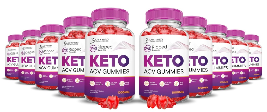 (10 Pack) Ripped Results Keto ACV Gummies Advanced Formula 1000MG Ripped Results Keto Gummies Apple Cider Vinegar Formulated with Pomegranate Beet Juice Powder B12 Vegan Non GMO 600 Gummys