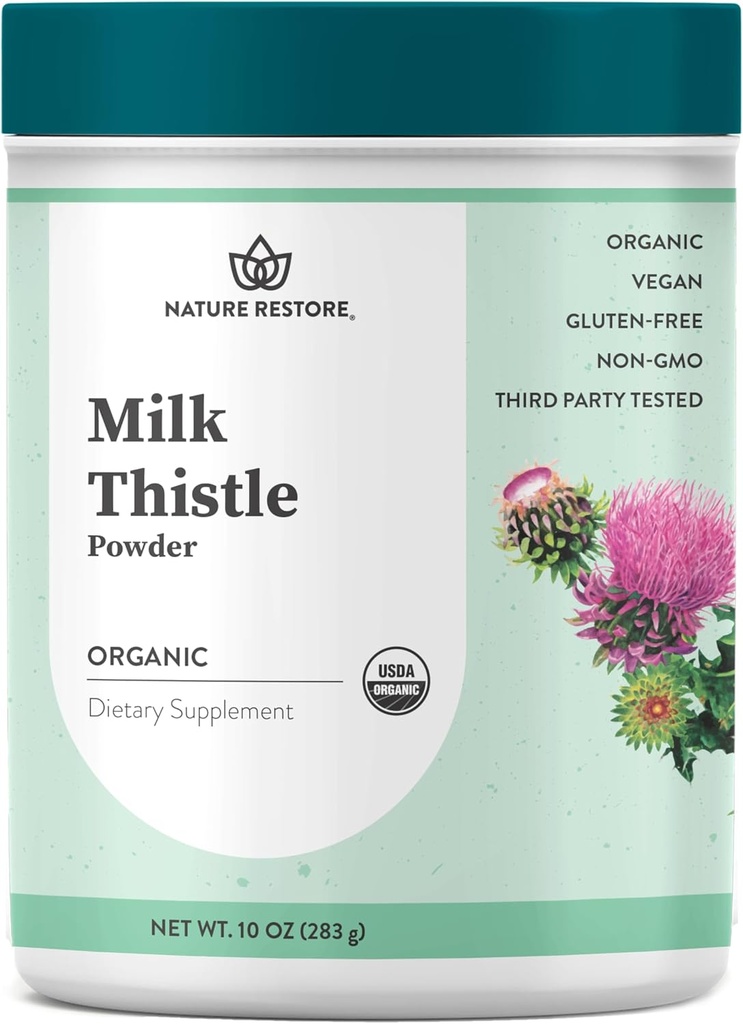 Nature recovered Official Milk Thetle种子粉, 10 Ounces, 包装在加利福尼亚州