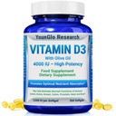 Vitamin D3 4000 IU Dietary Supplement, Easy-to-Swallow 360 Softgels for Daily Wellness Support