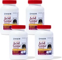 Major Acid Gone Extra Strength Antacid Chewable Tablets - Anti-Acid Relief - Acid Reflux Medicine for Adults - Upset Stomach, Acid Indigestion, and Heartburn Relief - Long-Lasting - 100-Count (4 Pack)