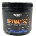 "Optimized" Blue Razz Pre-Workout Powder / Massive Pumps / Increase Muscle Mass, Strength & Focus / Beta Alanine + L-Citrulline + Betaine Anhydrous + Creatine + Caffeine Anhydrous / 30 Servings