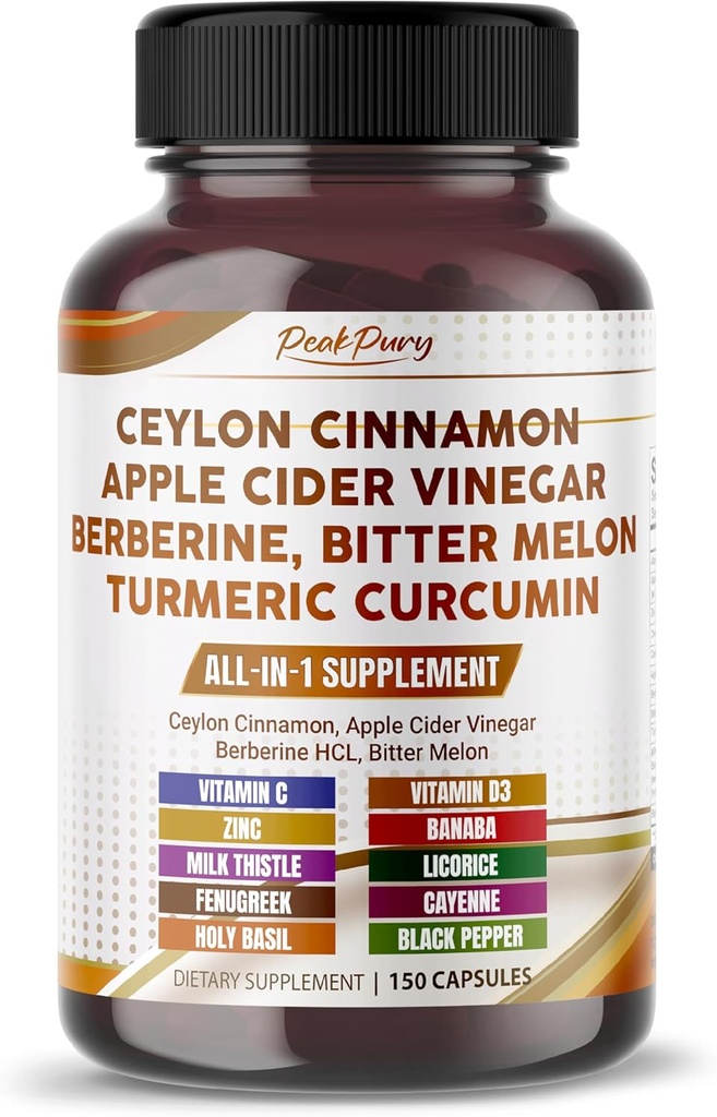Ceylon Cinmon Apple Cider Vinegar Berberine cay đắng Melon - sản xuất ở Mỹ