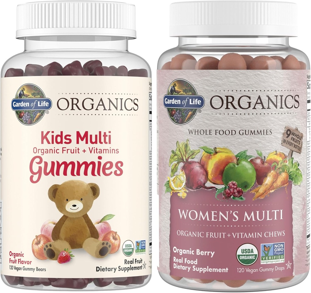 Garten des Lebens Organische Kinder & Frauen Gummy Vitamine, Kirsche & Berry, 120 Graf