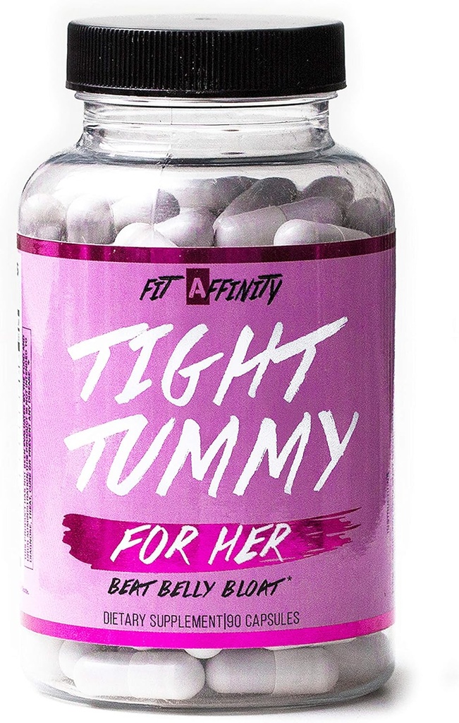 Fit Affinity Tight Tummy Bloating Relief for Women with Probiotics for Digestive Health Support - Хранителна добавка (90 капсули)