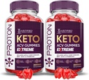 合理实验室(2 Pack 质子蛋白 Keto ACV Gummys Extreme 2000MG 质子 Keto Gummys 苹果 苹果 苹果 苹果 苹果 醋 配以 石榴 Beet Juice 粉 B12 Vegan 非 GMO 120 Gummys 配制