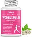 Multivitamin for Women with 39 Key Nutrients, Essential Vitamins, Minerals, Horny Goat Weed, Maca, Wild Yam, Red Clover, Cranberry, Arginine, Herbal Supplement | 60 Vegan Capsules | 1 Month Supply