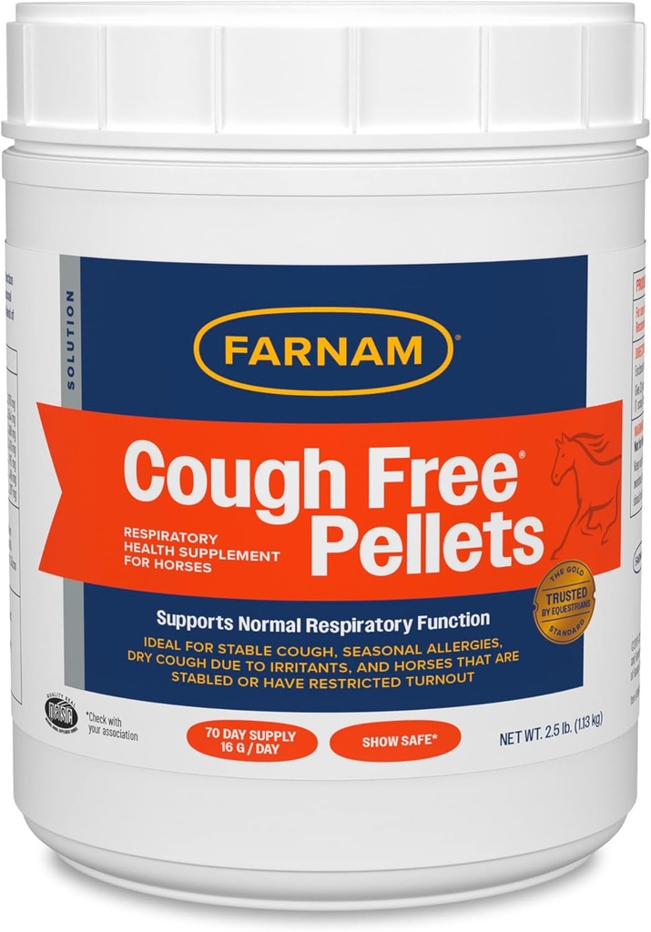 Farnam tosto Free passwords Repirary salut suplementari per als cavalls, Proporciona implementació per als cavalls amb arsenal Alergies o Storable Sus, 2.5 lb, 70 dies de subministraments