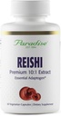 Paradise Herbs Reishi, Esential Adaptogen, Super Potent, Ultra Pure, Non-GMO, Wegan, Gluten Free, 60 Kapsułki wegetariańskie