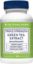 The Shoppe Triple Strength Green Tea Extract 750 mg Capsules with EGCG – A Natural Antioksi to Support Fat Metabolism – Fights Free Radikals – Decaffeinated (100 Vegetarian Capsules)