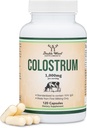 תוסף Colostrum 120 קפסולות, 1000 מ"ג למנה (בולת קולוסטרום מבחל הראשון בלבד, Std. ל 15% IgG Immunoglobulins) No Fillers, צד שלישי נבדק על ידי Double Wood Wood