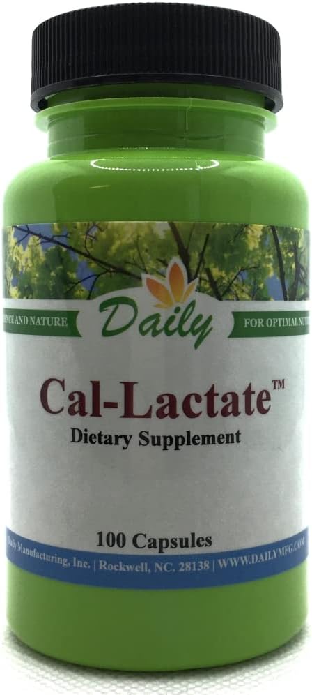 Dagelijkse productie Calcium LactateTM 100 capsules