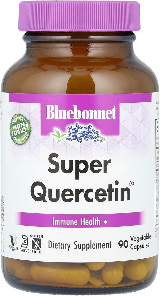 BlueBonnet Super Quercetin ויטמין C תוסף, 90 קפסולות