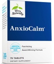 Terry Prirodzene AnxioCalm - 75 tabliet - Fast-Acting, non-Drowsy, non-Addicative Formula - Bezpečné pre dospelých a deti 4+ Roky - Non-GMO - 37 Servisov