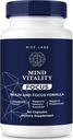 Izlaist laboratorijas Mind Vitality Focus smadzeņu papildinājums Boost Focus un koncentrēšanās un izvairīties no vidēja-pēcpusdienas nogurums (60 kapsulas)