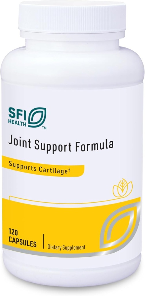 Klaire Labs SFI Health Joint Support Formula - Recuperación conxunta e produción de cartilaxe con Blend Hydrolyzed Collagen, Chondroitin & Hyaluronic Acid (120 cápsulas)