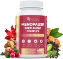 Menopause dopolnila za ženske, 10 milijard CFU probiotik, 19-v-1 multivitamin&Ashwagandha ekstrakt, DIM, Hormonsko ravnovesje, podpora vročih Flashes, nočno potenje, Mood, Sleep?