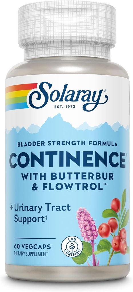 SOLAY Continence w/Flowtrol, Veg Cap (Carton) 60ct