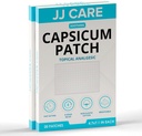 JJ CARE Capsicum Patch (40 PCS), 4.7" x 7.1" Nomierinošais kapsaicīns Patch, Capsicum Patches Kakla, plecu, muskuļu Soreness- 8 stundas Relief