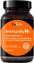 Invite Health Immunity HxTM - Ondersteunt een gezond immuunsysteem - 500 mg vitamine C, 50 mcg (2000 IE) vitamine D3 en 30 mg zink - 30 tabletten (2-pack)