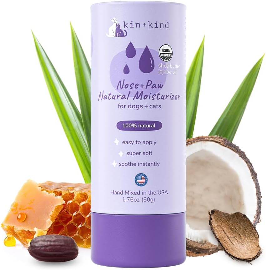 Kin+kind Can orgánico e nariz de gato e Paw Balm Stick - 1.76oz Shea Butter