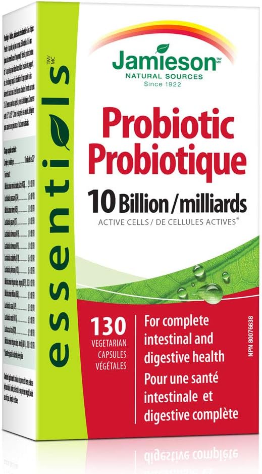 Jamieson Probiotic 10亿个活细胞,130个维基盖