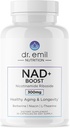 DR. EMIL NUTRITION NAD+ Boost - Nikotinamidi Ribosidi Supplement for Longevity, Terve ikääntyminen ja solujen regenerointi - NAD-lisä, jossa on berberiini, L-Theanine & Niacin - 30 päivän toimitus
