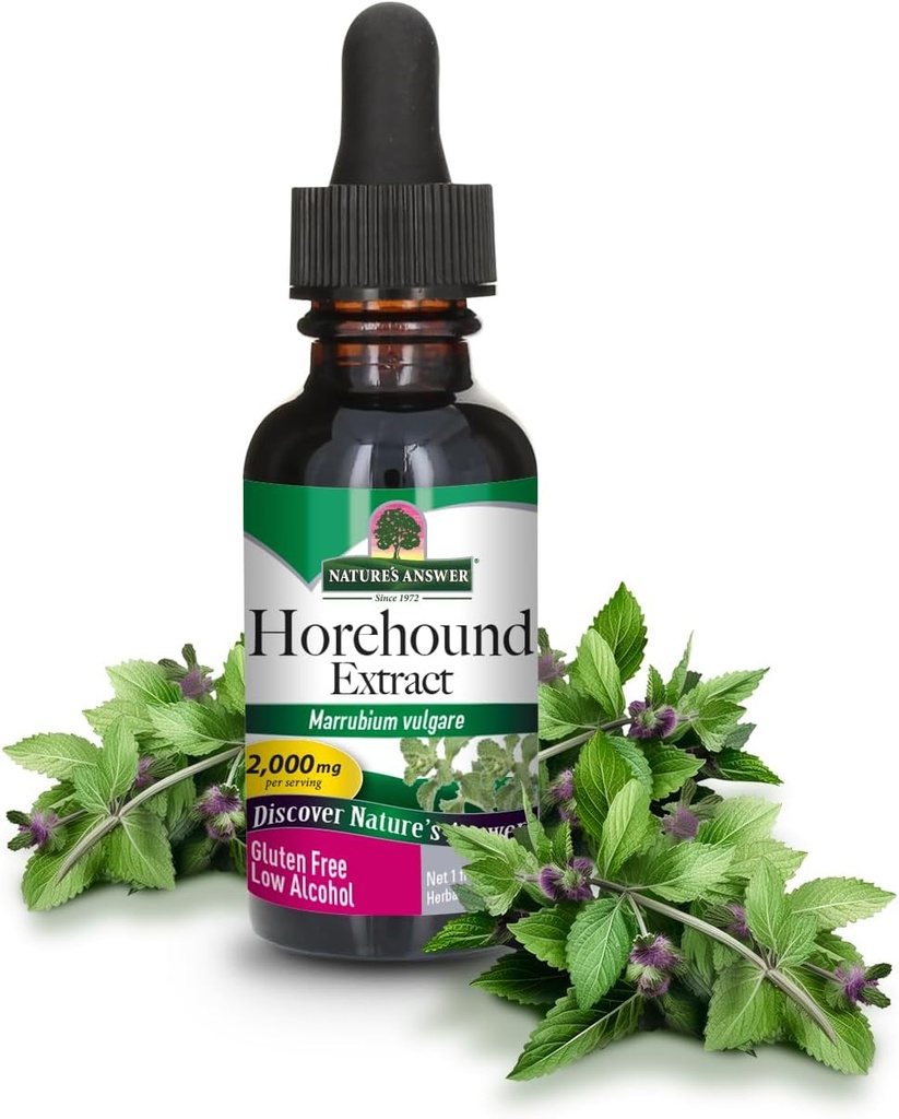 Resposta da natureza Horehound com álcool orgânico, 1-Fluid Ounce