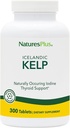 NaturesPlus Zelandic Kelp - 150 mcg jód; 150 mg Kelp- 300 vegetáriánus tabletta - természetes jód kiegészítés - gluténmentes - 300 adag