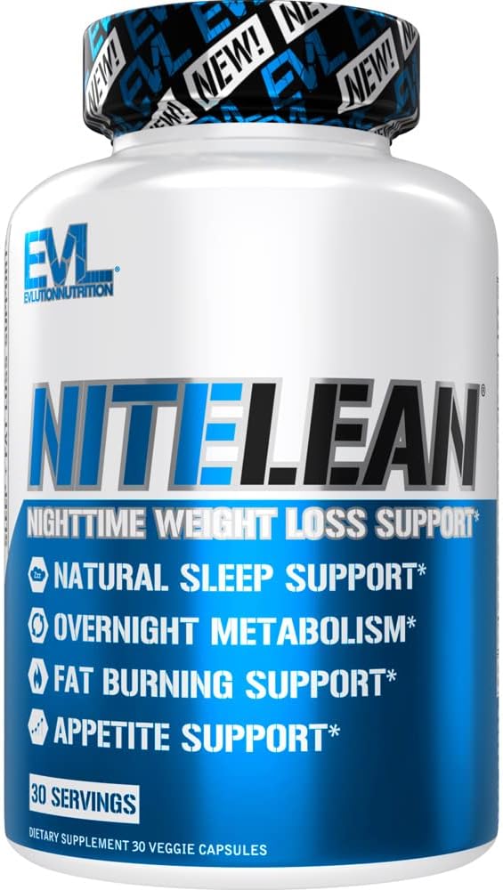 Eluce Nutrition Night Time Fat Burner Support - Přes noc Sleep and Weight Loss Support Pills with Thermogenic Green Tea and White Ledney Bean Extract - Dietní pilulky, které mohou pomoci Tvrdohlavý tuk Ztráta
