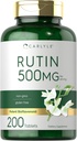 Carlyle Rutin Supplement 500mg 200 Tablets Вегетаріанський, Non-GMO, клейковина безкоштовно
