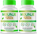 Mounje Pure Keto Cápsulas, Mounje Pure Advanced Formula Pills - Força Máxima, Mounje Pure All Natural Keto Pills MounjePure Cápsulas, Mounje Pure Official Formula Pills Reviews (2 Pack)