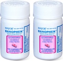 MAJOR Banohpen - Complete Allergie Medicatie - Difenhydramine HCI 50 mg - Antihistamine - 100 capsules (2 verpakkingen)