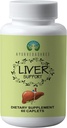 Liver תומך Herbal Ayurvedic תוספת, תומך Liver בריא, תערובת של 13 Powerful Herbs, טבעוני, Gluten-Free 60 Caplets