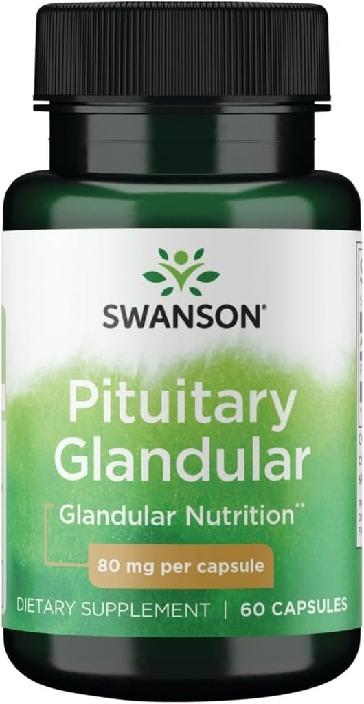 Swanson thô Pituary Glandular 80 triệugrams 60 Capsules