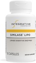 Integrative Therapeutics Similase Lipo - Digestion supplement for Daily Enzyme Support* - Gastrointestinal Health ' Gut Support supplement - Dairy-Free " Vegan - 90 Capsules (45 Servings)