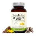 Herbal Roots Organic St Johns Wort Capsules | 450 mg per Serving | No Binders or Fillers Non GMO | 60 Vegan Capsules
