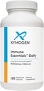 XYMOGEN Immunoessentials Daily - Long- Term Immunoid Support with Vitamin C Ascorbic Acid, Vitamin A & D3, N Acetyl L Cysteine, Zinkchelat, Quercetin (120 kapsler)