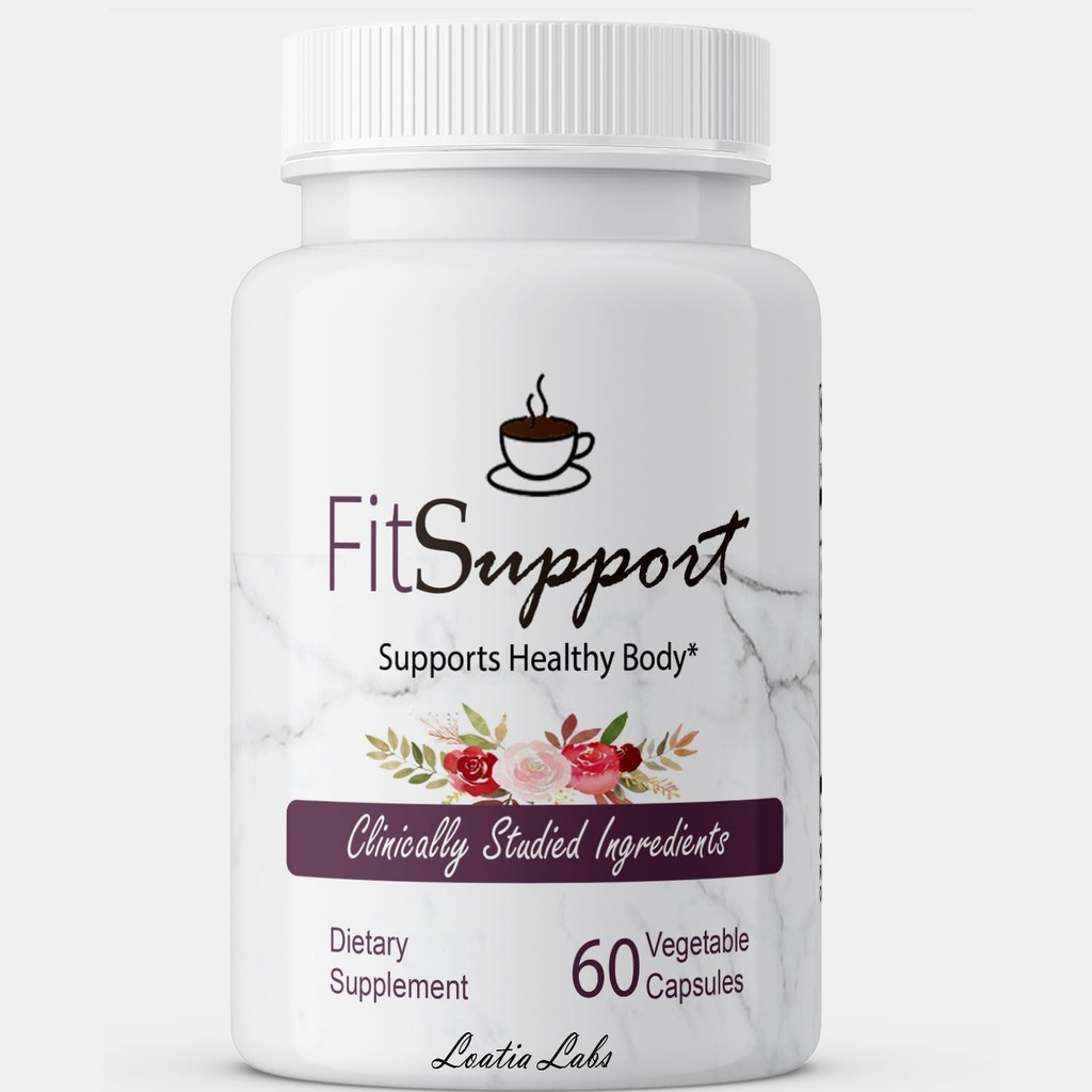 FitSupport tabletták, speciális kávé hurok, támogatja az egészséges Fit Express, Klinikailag tanulmányozott összetevők, Advanced Spresso Formula, 60 növényi kapszula (1 üveg)