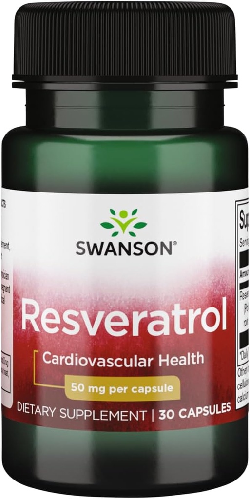 Swanson Resveratrol 50 Miligrami 30 kapsul