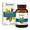 Himalaia Berberina con Ceilán Cinnamon - Suplemento de herbas para apoiar o metabolismo normal, inmune e saúde Digestiva - Vegan, Gluten gratis, 60 cápsulas vexetarianas