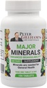 Major Minerals 100 Tablets, No Oxide! Easy to Digest Multimineral, Balanced for Men & Woman Bone & Immune System Support with Iron and Potassium byPeter Gillham's Life Essentials