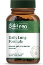 GAIA HERBS PRO Daily Lung Formula - респираторна здравна поддръжка* - Имунна добавка с Mullein Leaf, Marshmallow Root & More - Веган, Gluten-Free, Soy-Free - 60 Течни Phyto-Caps (60 сервис)